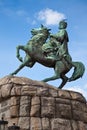 Hetman Bogdan Khmelnitsky statue in Kiev, Ukraine Royalty Free Stock Photo