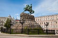 Hetman Bogdan Khmelnitsky statue in Kiev, Ukraine Royalty Free Stock Photo