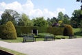 Hever Castle garden in England Royalty Free Stock Photo