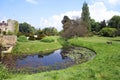 Hever castle garden in England