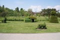 Hever Castle garden in Hever, Edenbridge, Kent, England, Europe Royalty Free Stock Photo