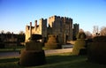 HEVER CASTLE AND GARDENS, KENT, UK - MARCH Royalty Free Stock Photo