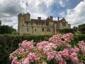 HEVER, KENT/UK - JUNE 28 : View of Hever Castle from the Garden