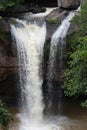 The Hew Suwat waterfall at Khao Yai National Park Royalty Free Stock Photo