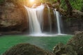 Hew suwat waterfall in khao yai national park thailand Royalty Free Stock Photo