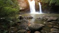 Hew suwat waterfall in khao yai national park thailand