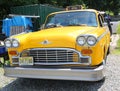 Checker Taxi Cab produced by the Checker Motors Corporation in Hewitt, NJ. Royalty Free Stock Photo