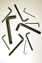 Hex keys Royalty Free Stock Photo