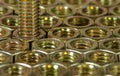 Hex Nuts and Bolt Royalty Free Stock Photo