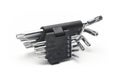 Hex Wrench key set in black socket