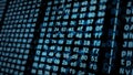 Hexadecimal code, hacking concept