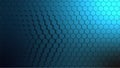 Hexagon abstract background. Futuristic Honeycomb pattern. Hexagon shapes on dark blue gradient background. Future sci-fi look Royalty Free Stock Photo