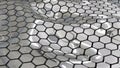 Hexagon abstract background. hexagonal structure