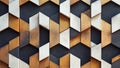 hexagon abstract geometric pattern wall texture backdrop Royalty Free Stock Photo