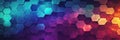 hexagon background geometric hexagon abstract background Hexagon net honeycomb pattern tech innovation concept Surface hexagon Royalty Free Stock Photo