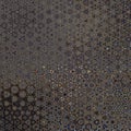 Hexagon dark blue texture background. Futurisctic wallpaper. Royalty Free Stock Photo