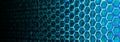 Hexagon Data Banner Royalty Free Stock Photo