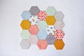 Hexagon english paper piecing templates