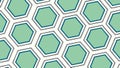 Hexagon geometric pattern, abstract texture background vector design Generative AI Royalty Free Stock Photo