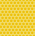 Hexagon honeycomb seamless background. Geometric decorative simple texture.