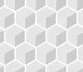 Hexagon, honeycomb tiles background. Geometric seamless pattern with cubes Royalty Free Stock Photo