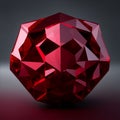 hexagon made of ruby diamond jewelry