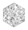 Hexagon marble tile. Royalty Free Stock Photo