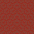 Hexagon motif geometric tribal style pattern Royalty Free Stock Photo