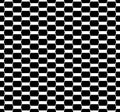 Hexagon pattern black and white vector texture