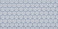 Hexagon pixel blocks technology abstract background modern scene concept 3D illustration Royalty Free Stock Photo