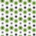 Hexagon seamless pattern. Geometric pattern. Polygons background. Colorful honeycomb pattern. Vector illustration. Royalty Free Stock Photo