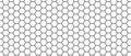 Hexagon seamless pattern. Honeycomb vector texture. Futuristic hexagonal simple structure. Modern mesh for textile