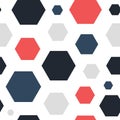 Hexagon seamless pattern