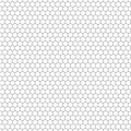 Hexagon seamless vector texture. Hexagonal grid repeat pattern