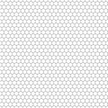 Hexagon seamless vector texture. Hexagonal grid repeat pattern