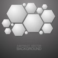 hexagon shape abstract background