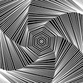 Hexagon shapes swirl design template shell pattern