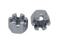 Hexagon slotted nuts