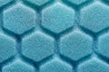 Hexagon sponge pattern background, open cell foam