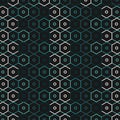 Hexagon theme. Vector modern abstract geometric background.