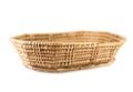 Weave basket on white background