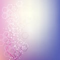 Hexagonal abstract background. Big Data Visualization. Global network connection. Medical, technology, science Royalty Free Stock Photo