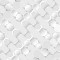 Hexagonal abstract connect background on grey background. Vector illustration