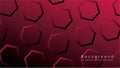 hexagonal abstract technology background. Royalty Free Stock Photo