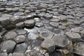 Hexagonal basalt columns at Giant's Causeway in Ireland