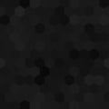 Hexagonal black seamless pattern Royalty Free Stock Photo