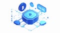 Hexagonal Blockchain Node Structure with DeFi - Technology Conceptual Image