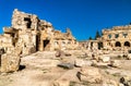 Hexagonal Court of the Temple of Jupiter at Baalbek, Lebanon Royalty Free Stock Photo