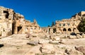 Hexagonal Court of the Temple of Jupiter at Baalbek, Lebanon Royalty Free Stock Photo