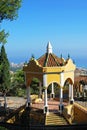 Hexagonal gazebo overlooking the sea, Benalmadena Pueblo.